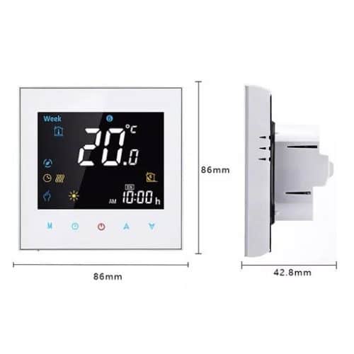ترموستات گرمایش از کف LCD